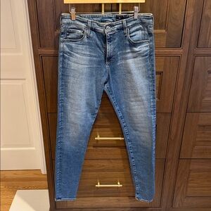 Women’s AG Skinny Blue Jeans